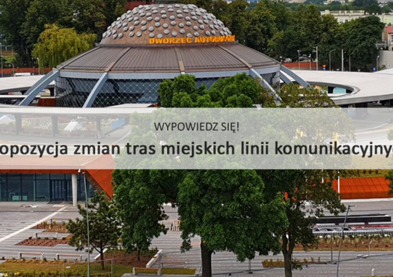 Konsultacje Społeczne – zmiany linii komunikacyjnych