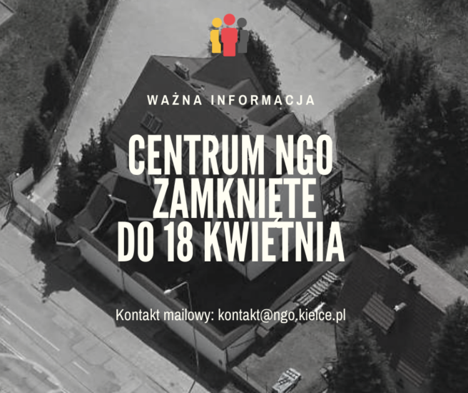 Centrum zamknięte do 18 kwietnia!