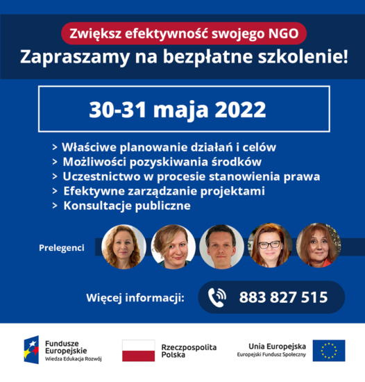 Efektywne NGO 2 – Szkolenie