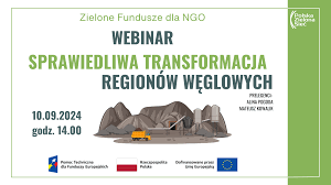 Sprawiedliwa transformacja regionów węglowych-webinar